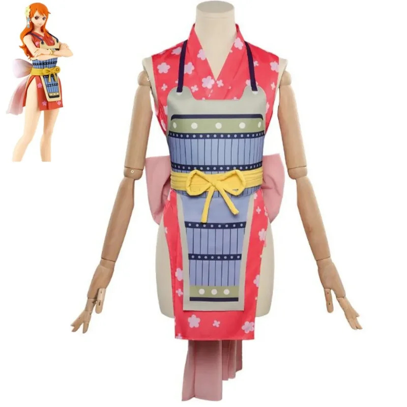 Anime Cosplay Armor - Kostum Cosplay Anime Nami Gaun Kimono