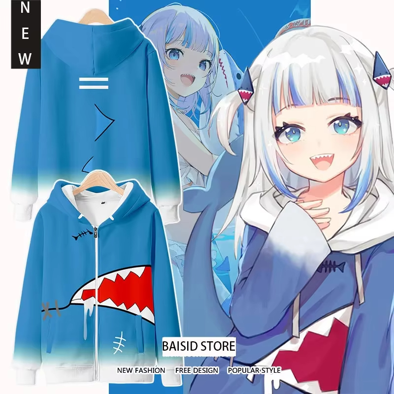 Anime Cosplay Shop - Hoodie Cetak 3D Cosplay Anime Gawr