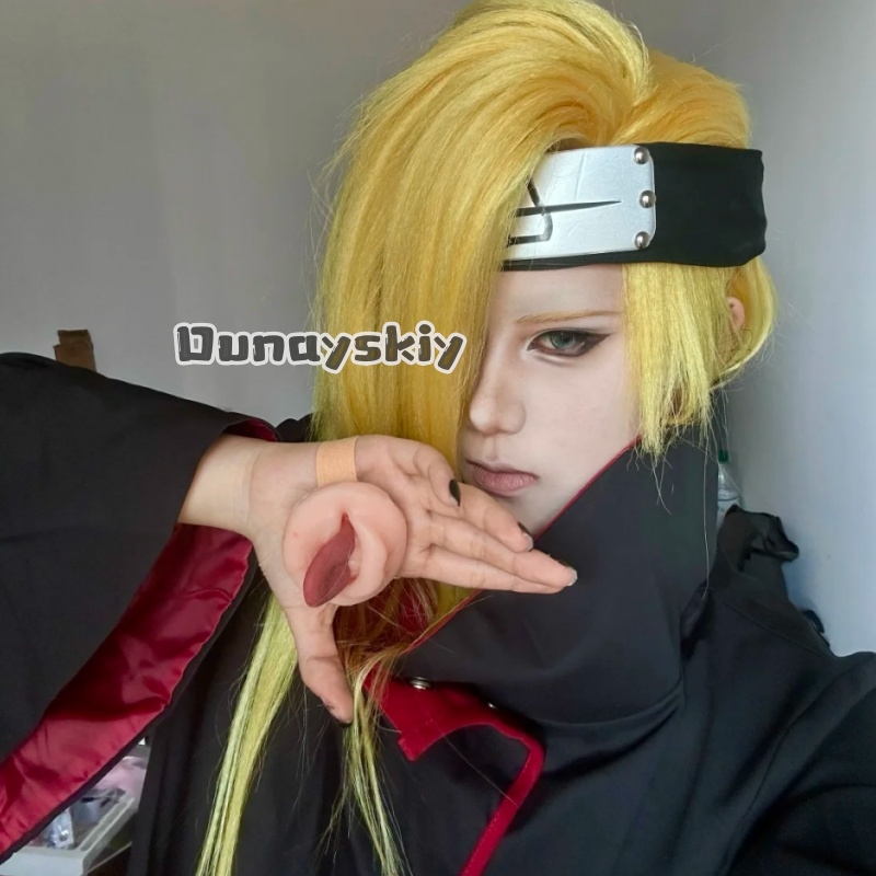 Anime Cosplay Ninja - LWW29*Deidara Cosplay AnimeCostume Jubah dengan Ikat