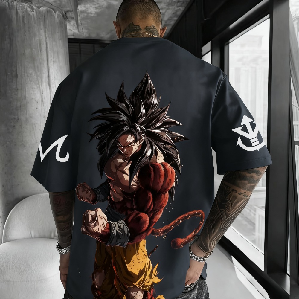 Dragon Ball Saiyan Armor - Kaos Dragon Ball Anime Super Saiyan