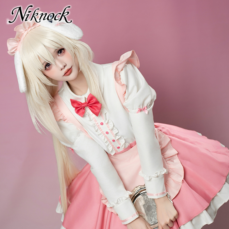 Anime Cosplay Maid - Kostum Cosplay KEMOMIMI Adventure Yukimura Chieri