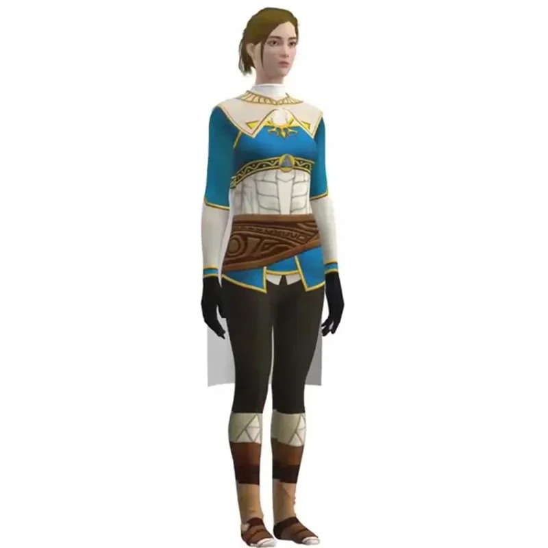 Anime Cosplay Link - Kostum Cosplay Jumpsuit Anak-anak Anime Heroes