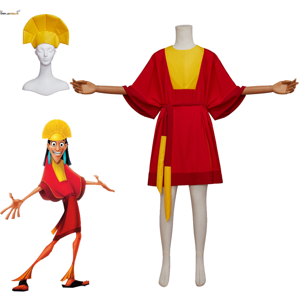Egypt Cosplay Anime - (Tersedia) Kostum Cosplay Kaisar Mesir Kuzco