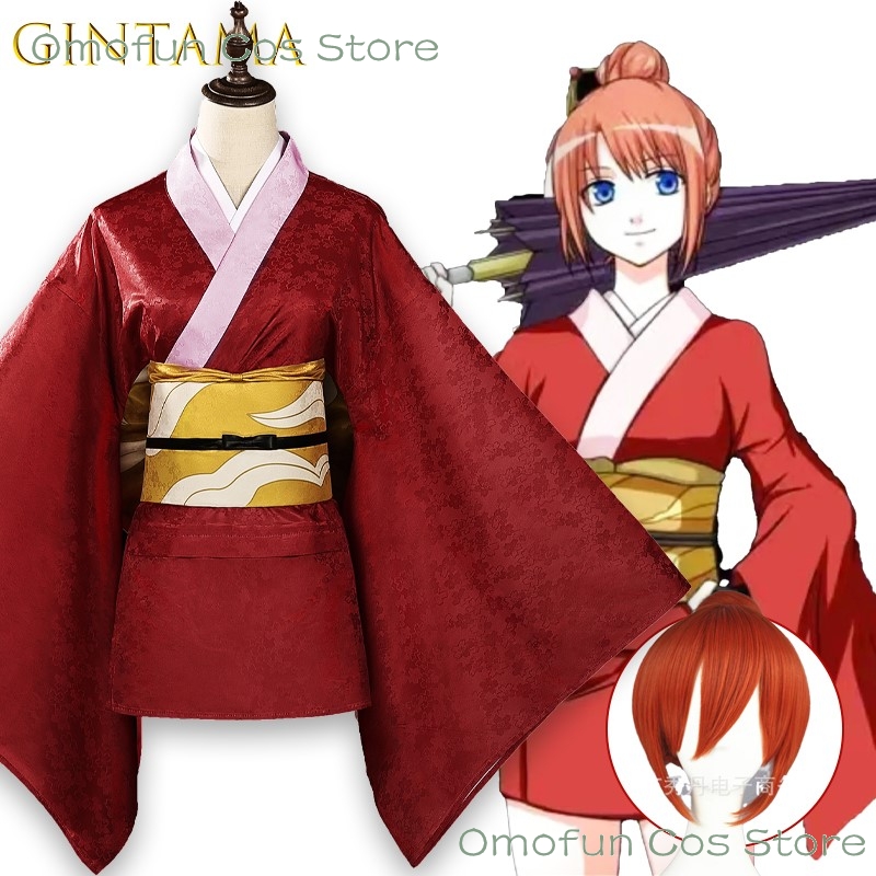 Cosplay Anime N - Kostum Halloween Gintama Cos Kagura Yoshiwara