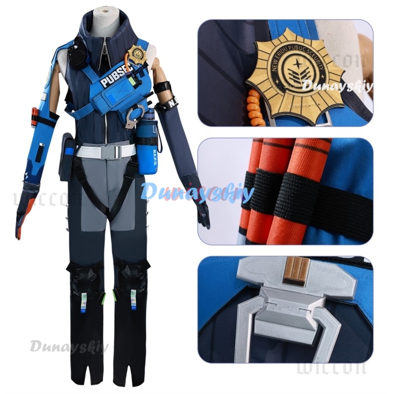 Cosplay Anime N - Kit Cosplay Zenless Zone Zero Seth