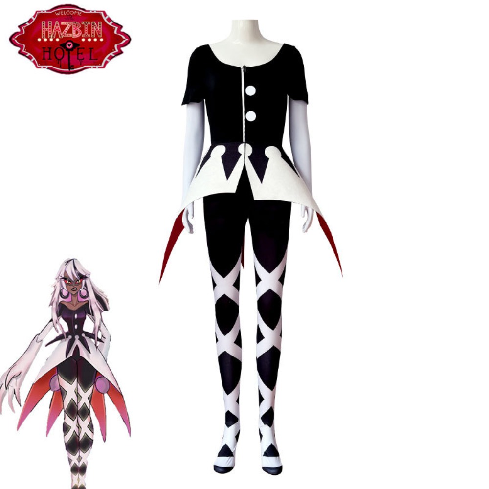 Anime Cosplay Events - Kostum Cosplay Hazbin Hotel Carmilla Aksesori