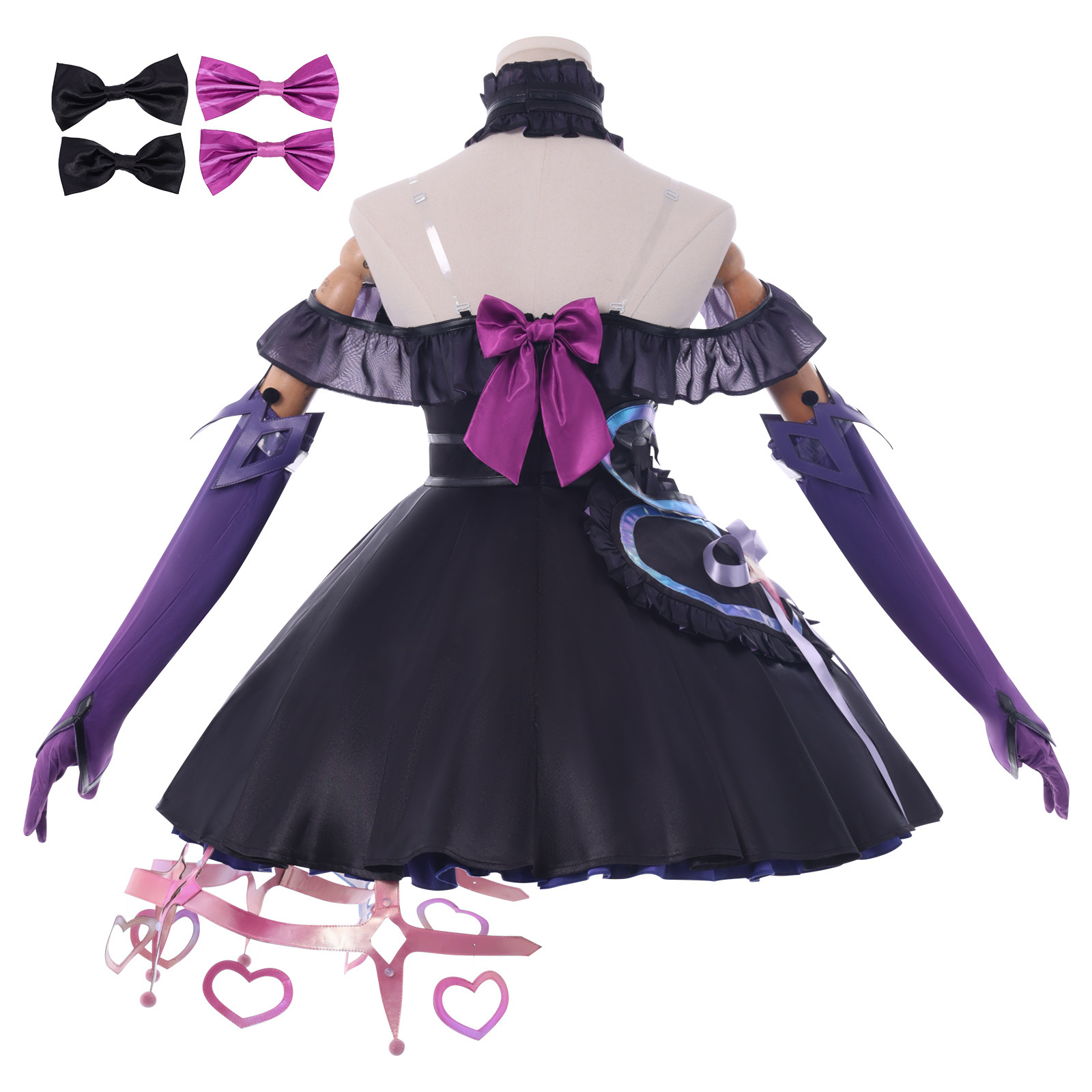 Kostum Cosplay Sanrio Kuromi L - Anime Cosplay Link ulasan dan harga