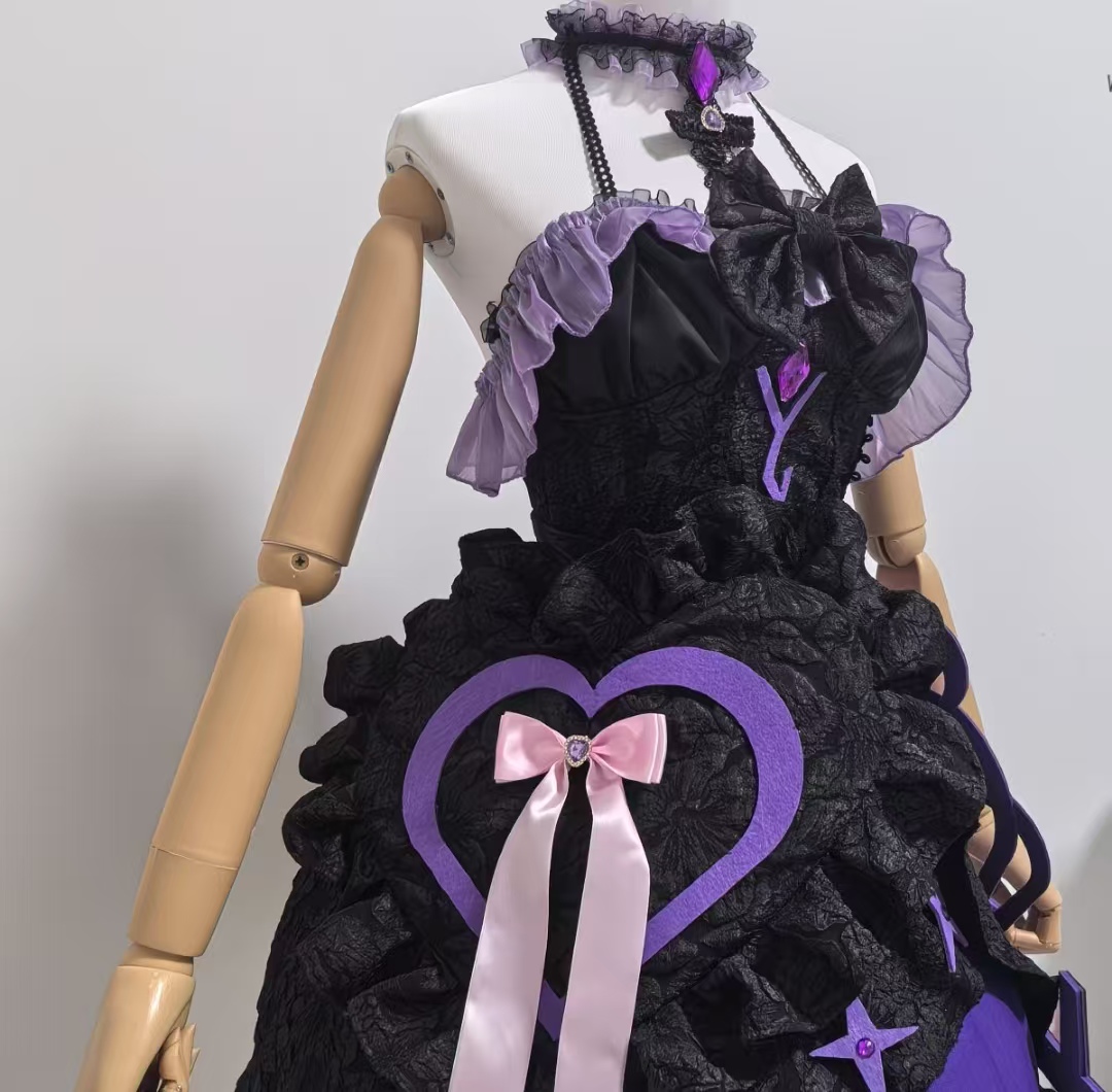 Kostum Cosplay Sanrio Kuromi L - Anime Cosplay Link ulasan dan harga