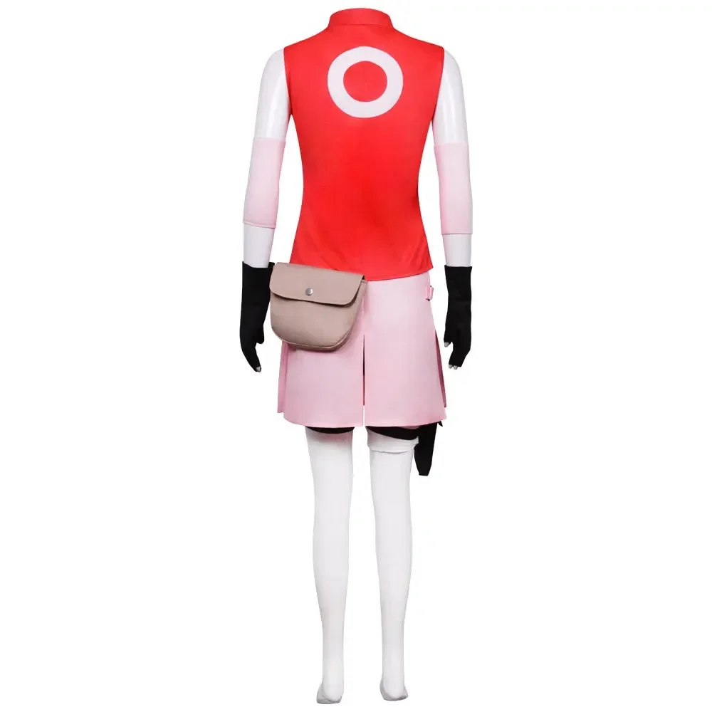 Kostum Cosplay Haruno Sakura d - Anime Cosplay Ninja ulasan dan harga