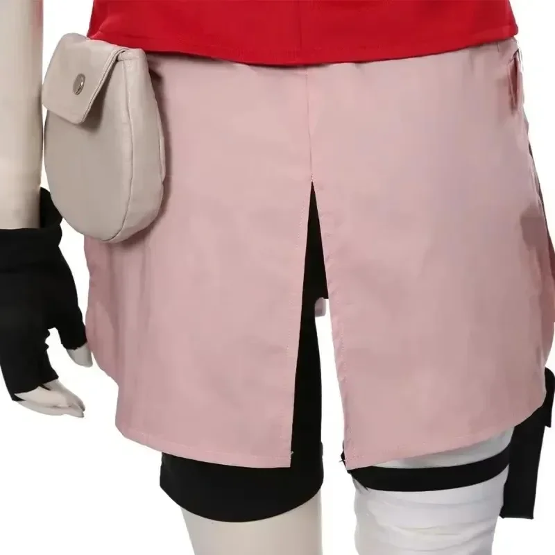 Kostum Cosplay Haruno Sakura d - Anime Cosplay Ninja ulasan dan harga
