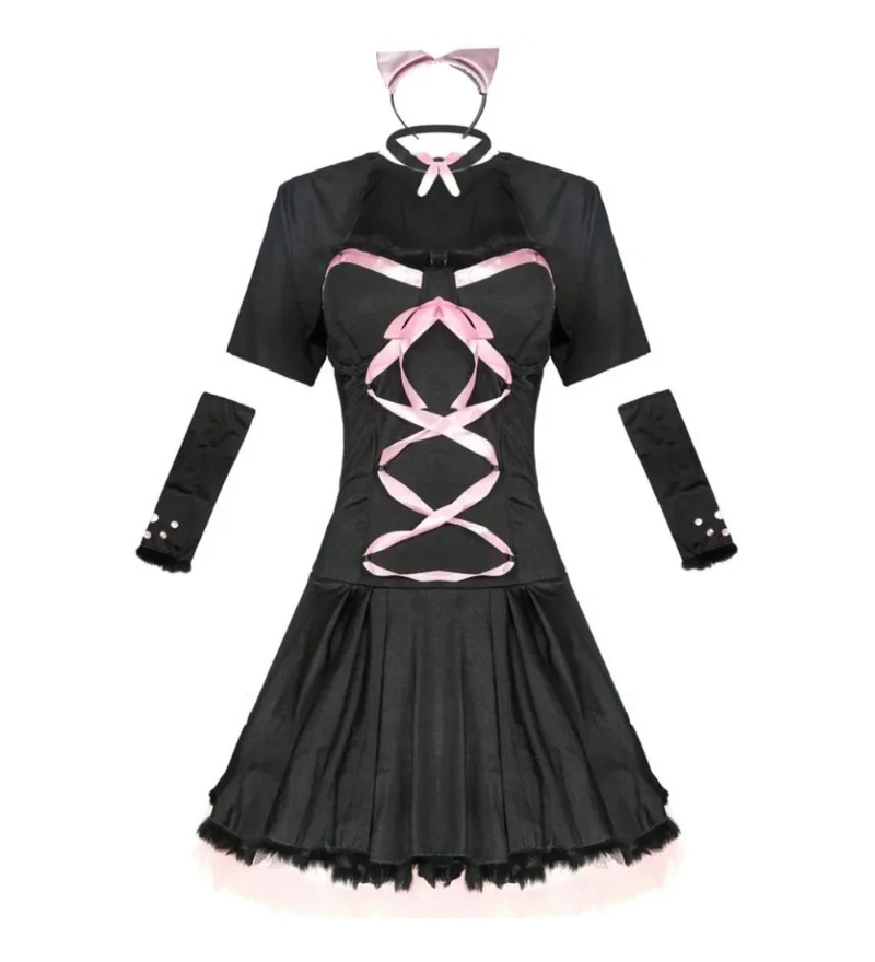 Pakaian gaun Halloween untuk d - Anime Cosplay Black Girl ulasan dan harga