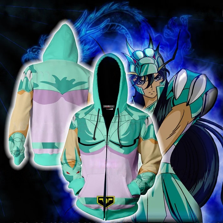 Hoodie Anime Saint Seiya 3D Pr - Anime Cosplay Shop ulasan dan harga