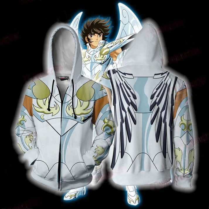 Hoodie Anime Saint Seiya 3D Pr - Anime Cosplay Shop ulasan dan harga
