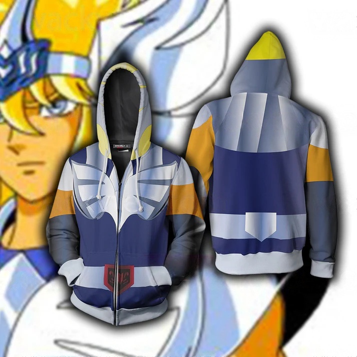 Hoodie Anime Saint Seiya 3D Pr - Anime Cosplay Shop ulasan dan harga