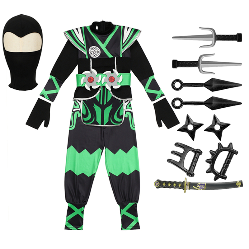 Set Kostum Ninja Jepang untuk  - Anime Cosplay Ninja ulasan dan harga
