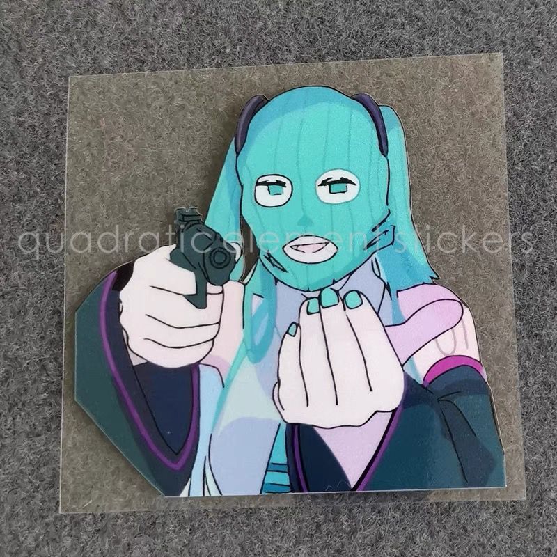 Stiker Sepeda Motor Miku Tahan - Cosplay Anime N ulasan dan harga