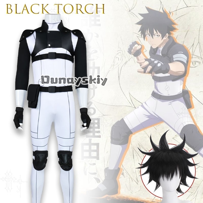 Kostum Cosplay Black Torch Jir - Anime Cosplay Ninja ulasan dan harga