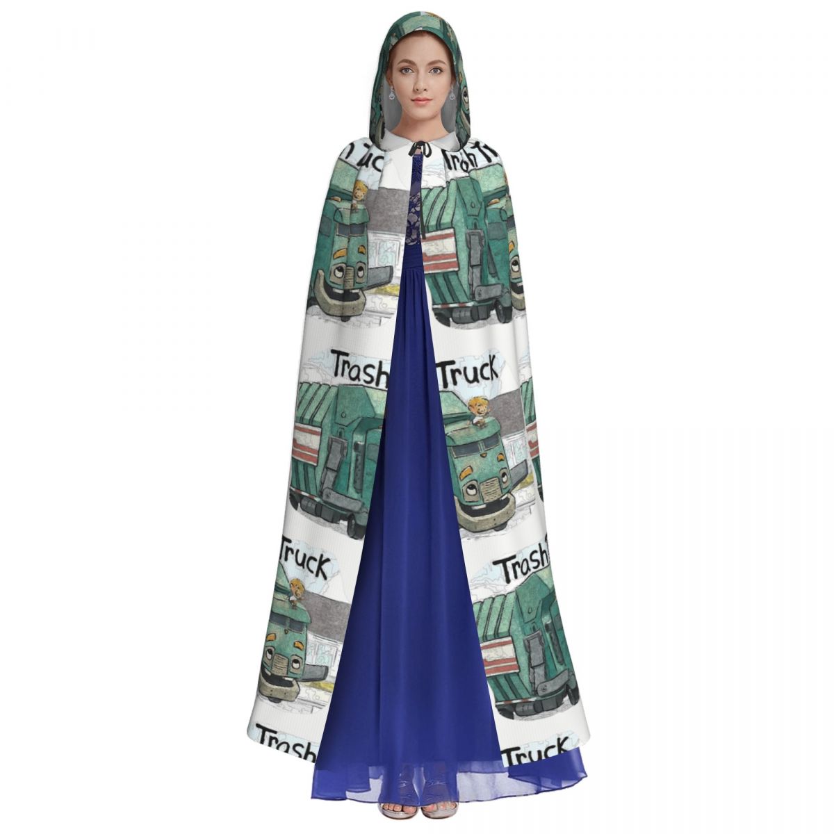 Jubah Panjang Bertudung Kartun - Anime Cosplay Netflix ulasan dan harga