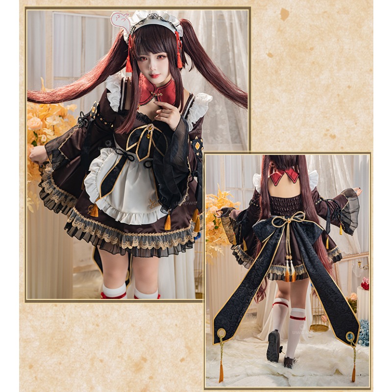 Gaun Seragam Lucu Kawaii Cospl - Anime Cosplay Maid ulasan dan harga