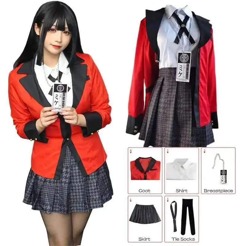 Kostum Cosplay Anime Kakegurui - Anime Cosplay Ninja ulasan dan harga