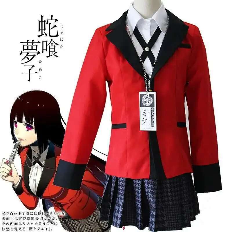 Kostum Cosplay Anime Kakegurui - Anime Cosplay Ninja ulasan dan harga