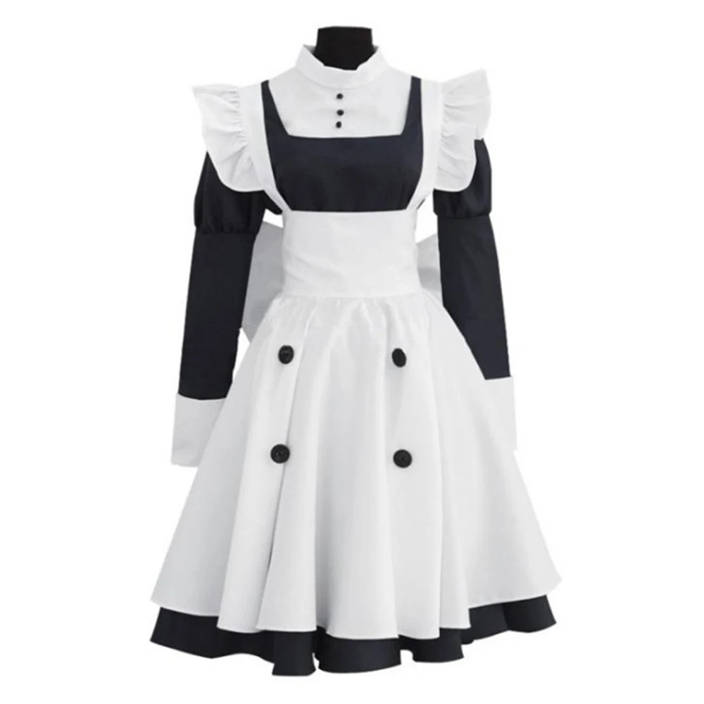 Kostum Meyrin Maid 2025 untuk  - Anime Cosplay Black Girl ulasan dan harga