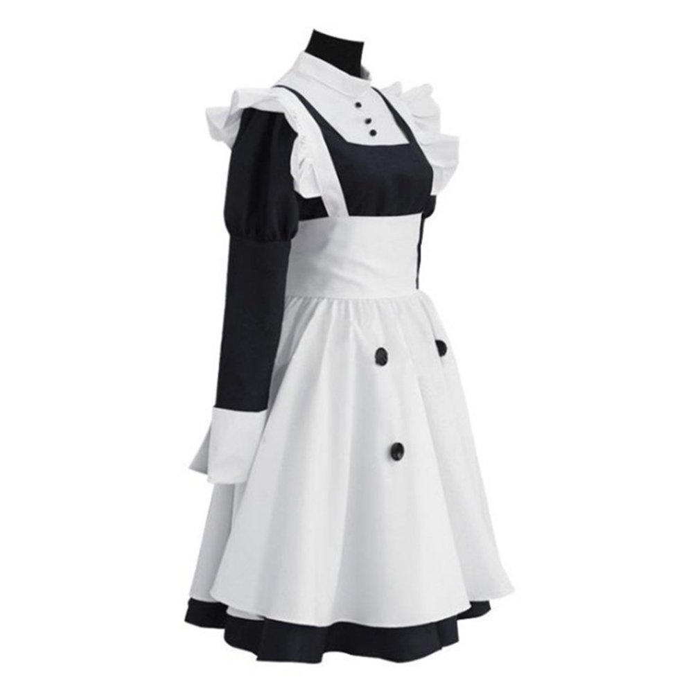 Kostum Meyrin Maid 2025 untuk  - Anime Cosplay Black Girl ulasan dan harga