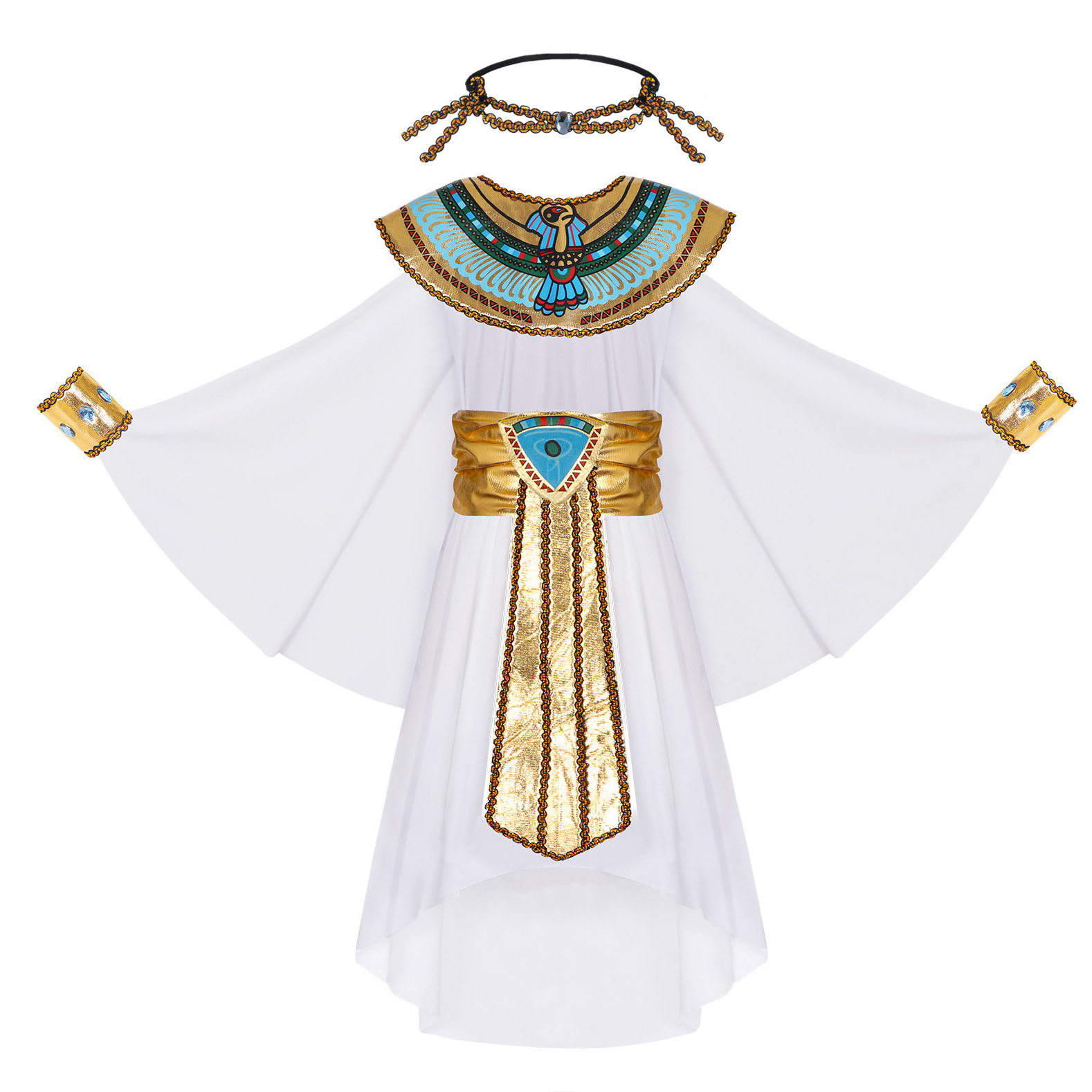 Kostum Cleopatra Anak-anak Pak - Egypt Cosplay Anime ulasan dan harga