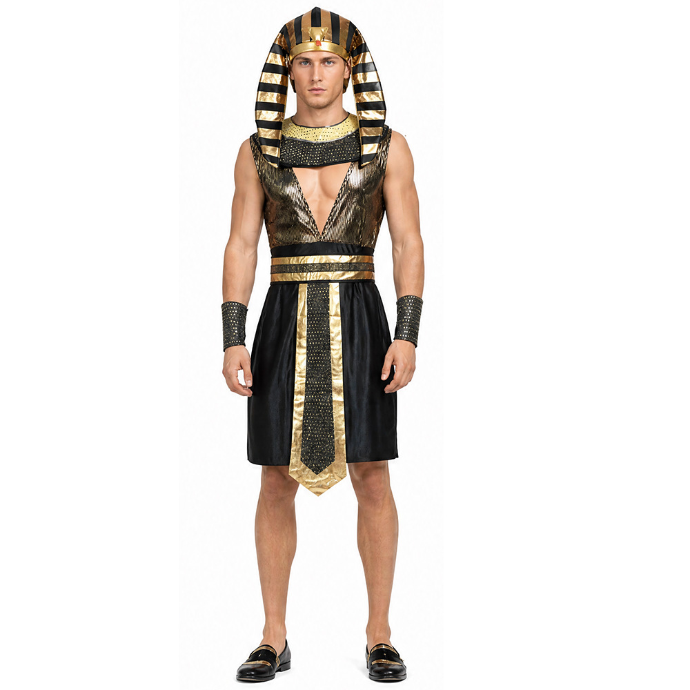 Kostum Firaun Mesir Pria Dewas - Egypt Cosplay Anime ulasan dan harga