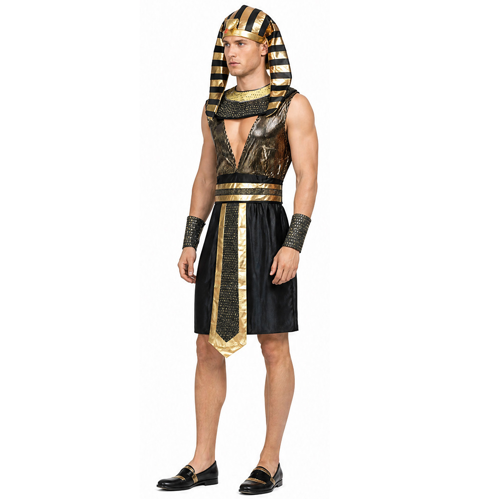 Kostum Firaun Mesir Pria Dewas - Egypt Cosplay Anime ulasan dan harga