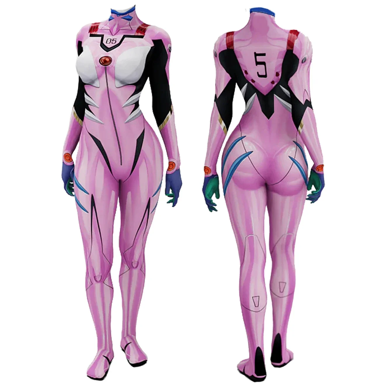 Kostum Cosplay Anime EVA 05 Ma - Anime Cosplay Girl ulasan dan harga
