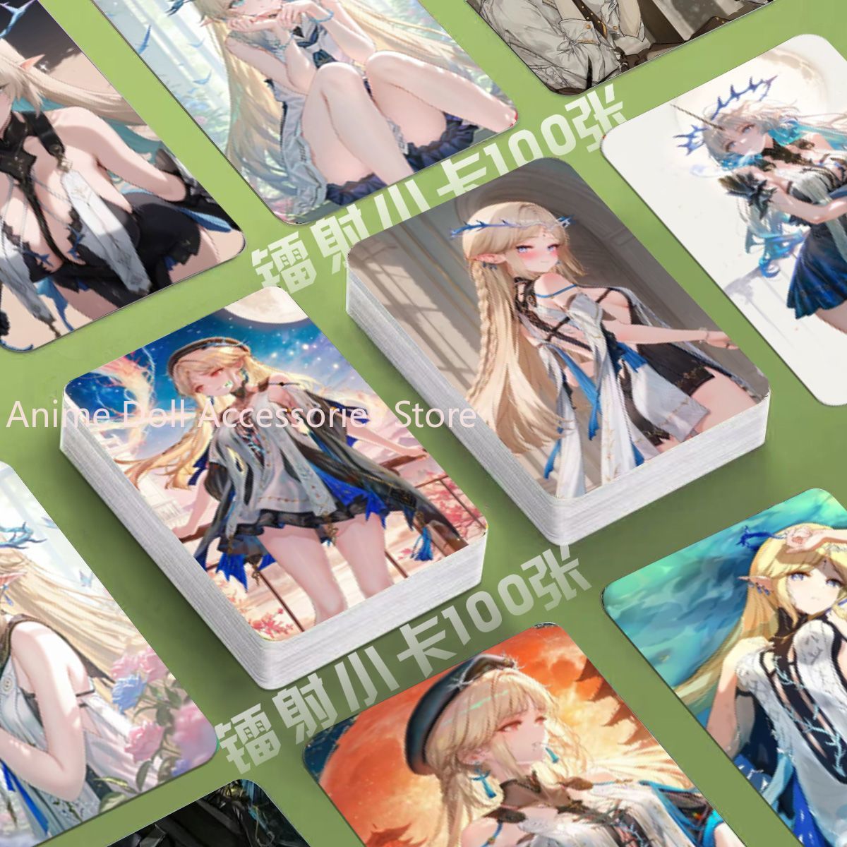 100 Buah Kartu Laser Anime Wut - Anime Cosplay Photo ulasan dan harga