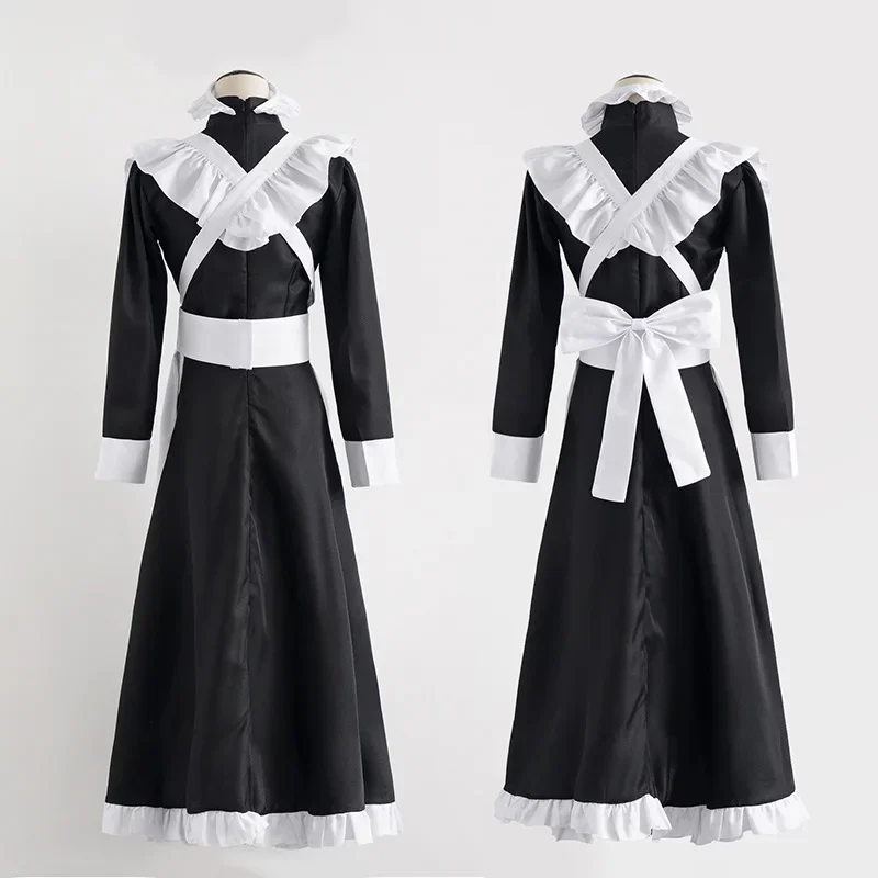 Gaun Pelayan Klasik Hitam Puti - Anime Cosplay Shop ulasan dan harga