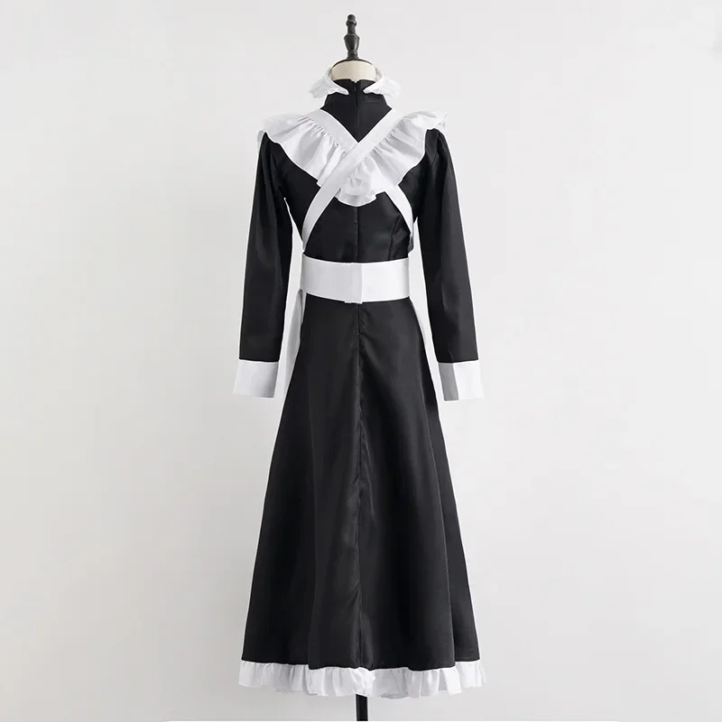 Gaun Pelayan Klasik Hitam Puti - Anime Cosplay Shop ulasan dan harga