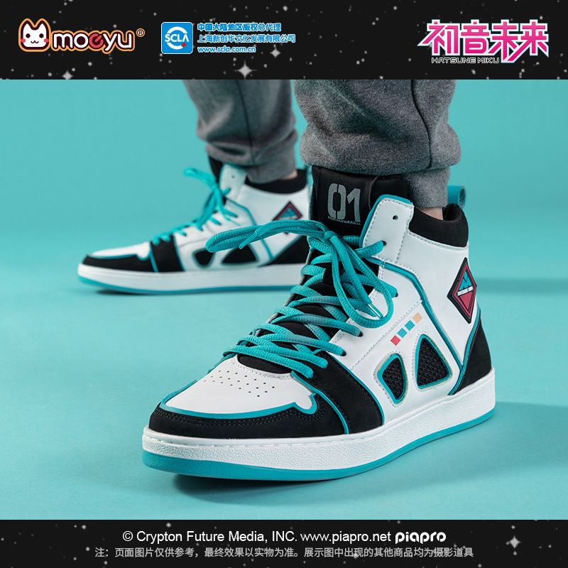 Sepatu Sneakers Hatsune Miku S - Cosplay Anime N ulasan dan harga