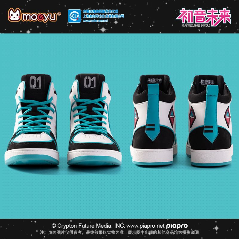 Sepatu Sneakers Hatsune Miku S - Cosplay Anime N ulasan dan harga