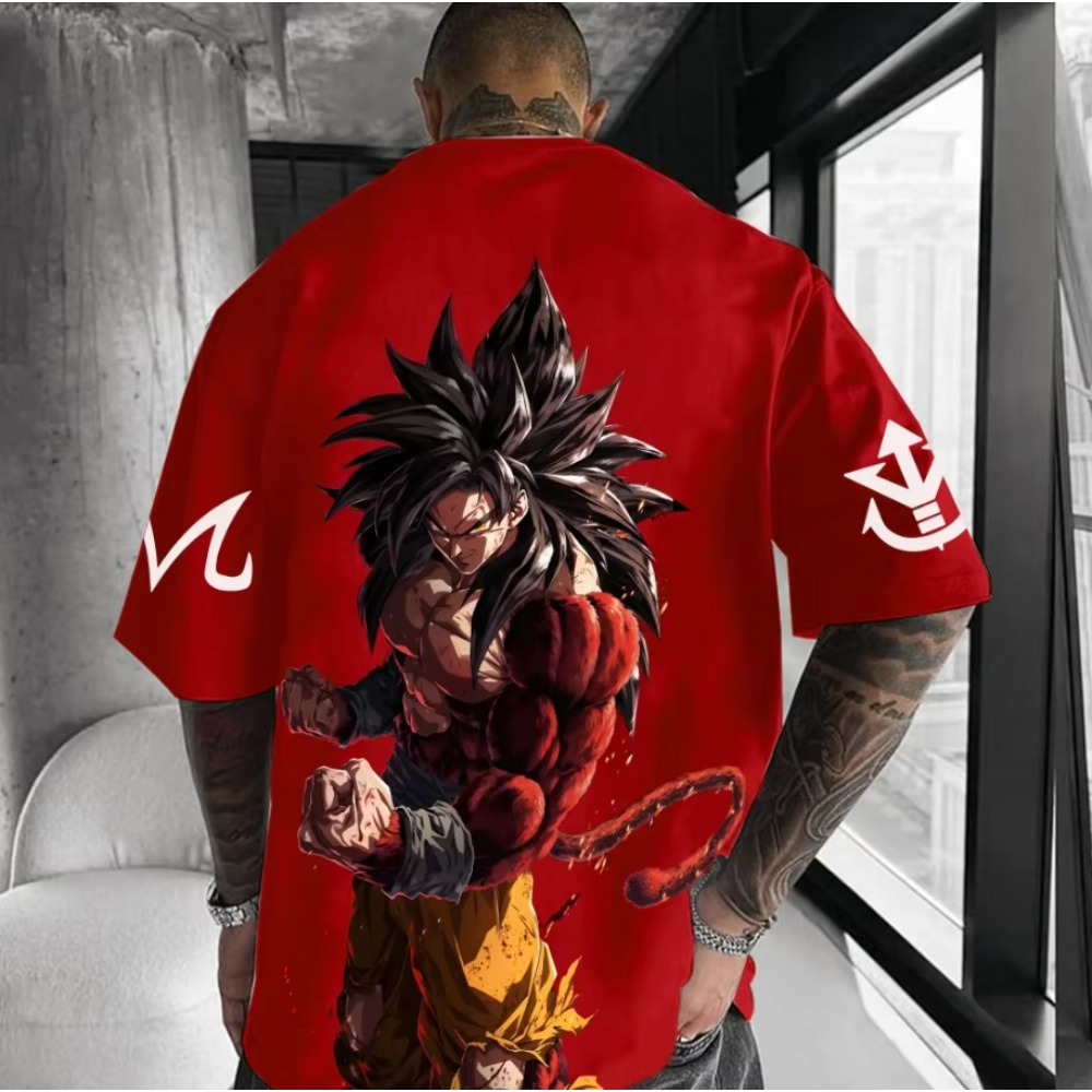 Kaos Dragon Ball Anime Super S - Dragon Ball Saiyan Armor ulasan dan harga