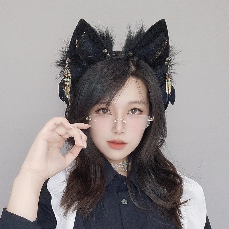 1SET Set Telinga & Ekor Anime  - Egypt Cosplay Anime ulasan dan harga