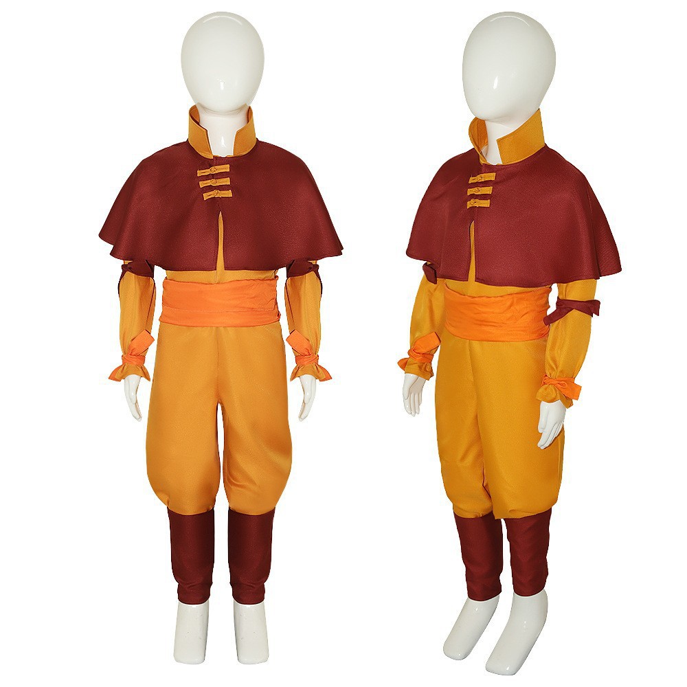 Kostum Cosplay Aang Katara Set - Anime Cosplay Netflix ulasan dan harga