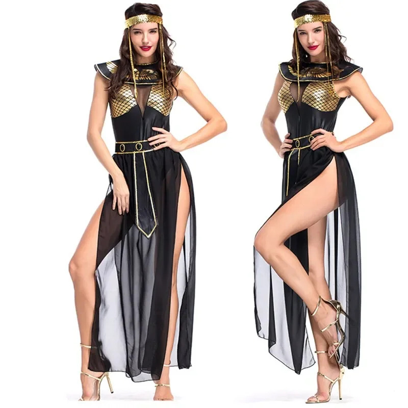 Gaun Ratu Mesir Kuno Cleopatra - Egypt Cosplay Anime ulasan dan harga