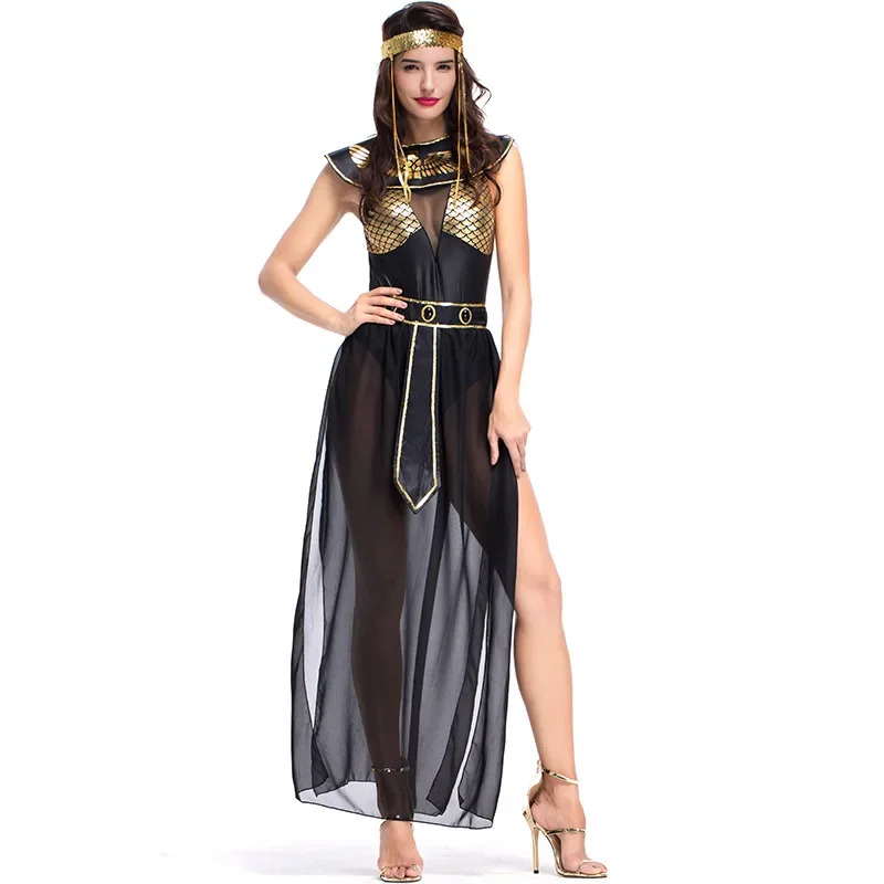 Gaun Ratu Mesir Kuno Cleopatra - Egypt Cosplay Anime ulasan dan harga