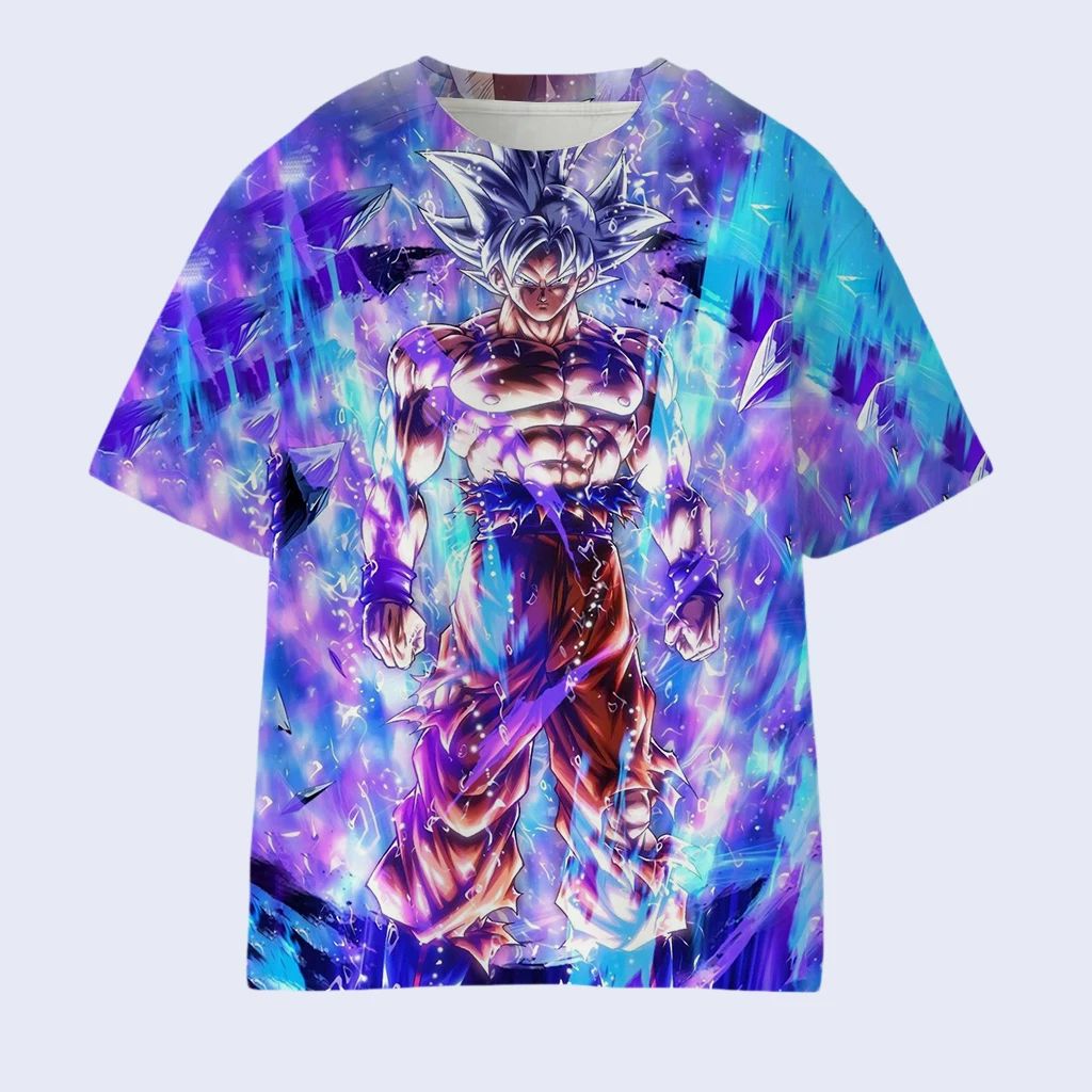 Kaos 3D Print Karakter Anime K - Dragon Ball Saiyan Armor ulasan dan harga
