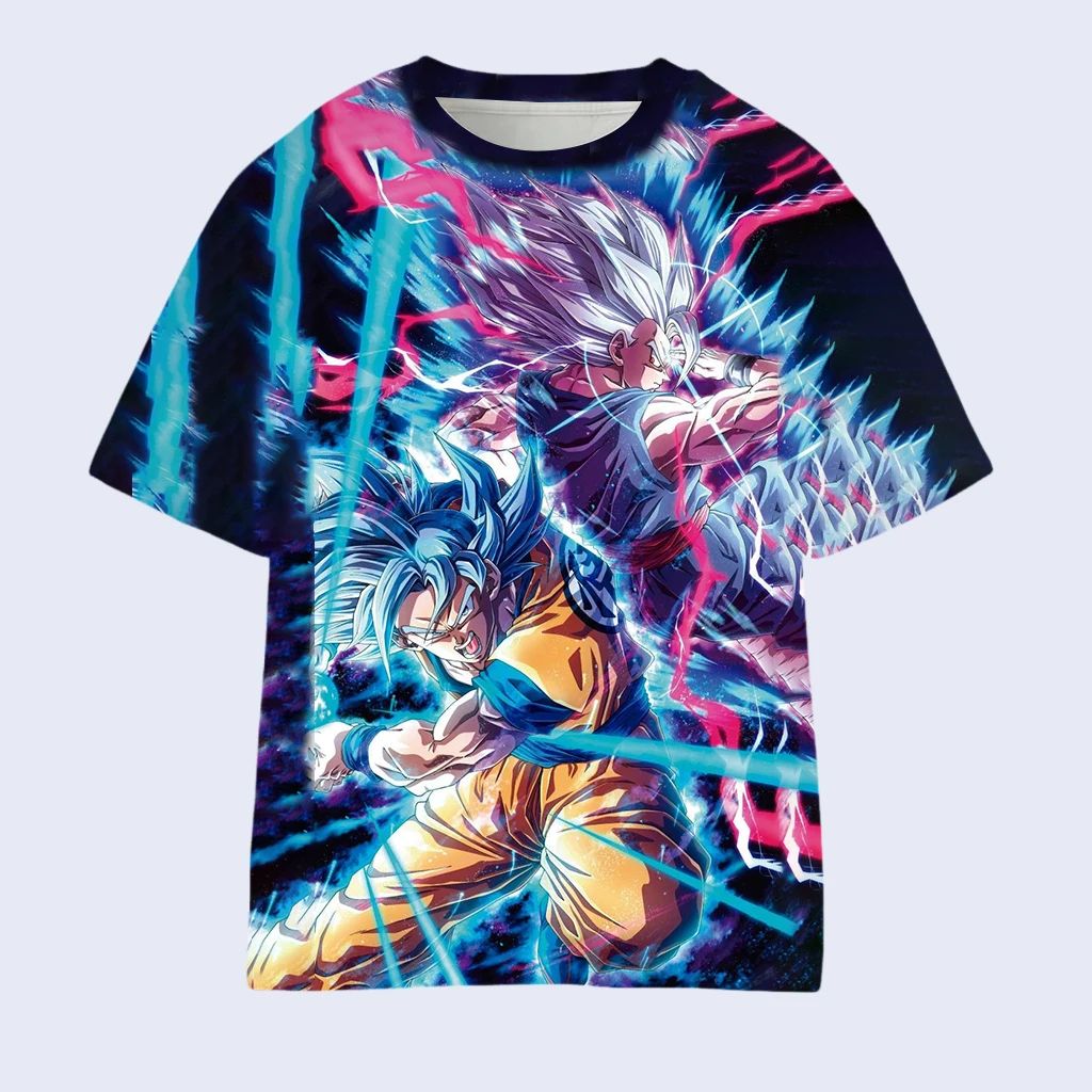 Kaos 3D Print Karakter Anime K - Dragon Ball Saiyan Armor ulasan dan harga