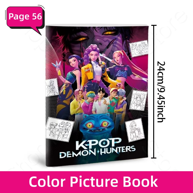 Buku Mewarnai Tema Anime Gilrs - Anime Cosplay Coloring Pages ulasan dan harga