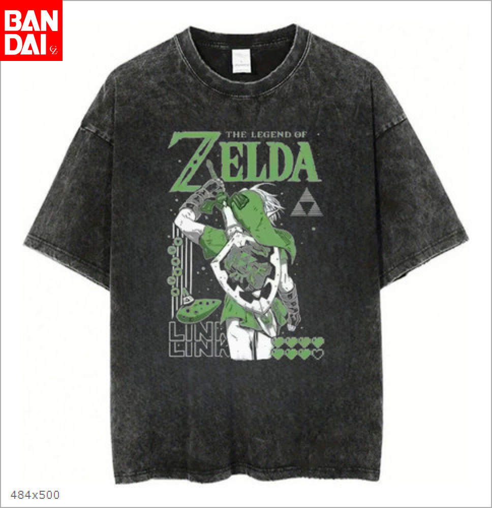 Kaos Katun Hitam Unisex The Le - Anime Cosplay Link ulasan dan harga